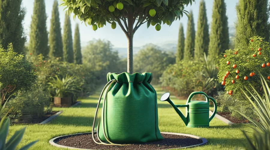 Effektive Baum-Bewässerung mit dem NOOR Bewässerungssack Frogbag: Wassersparend und Zeitsparend - SHW-FIRE