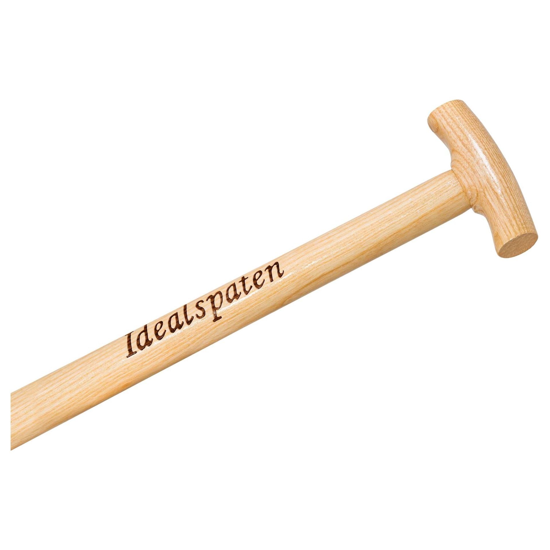 IDEAL-Spaten "Gärtner Form" poliert mit Eschen-T-Stiel Gr.2