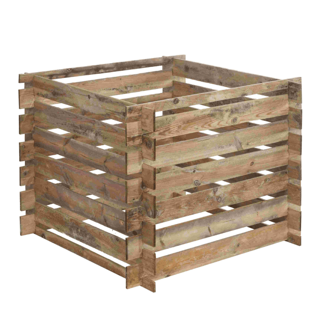 Kompostlege als Stecksystem 120x120x70 cm - SHW - FIRE