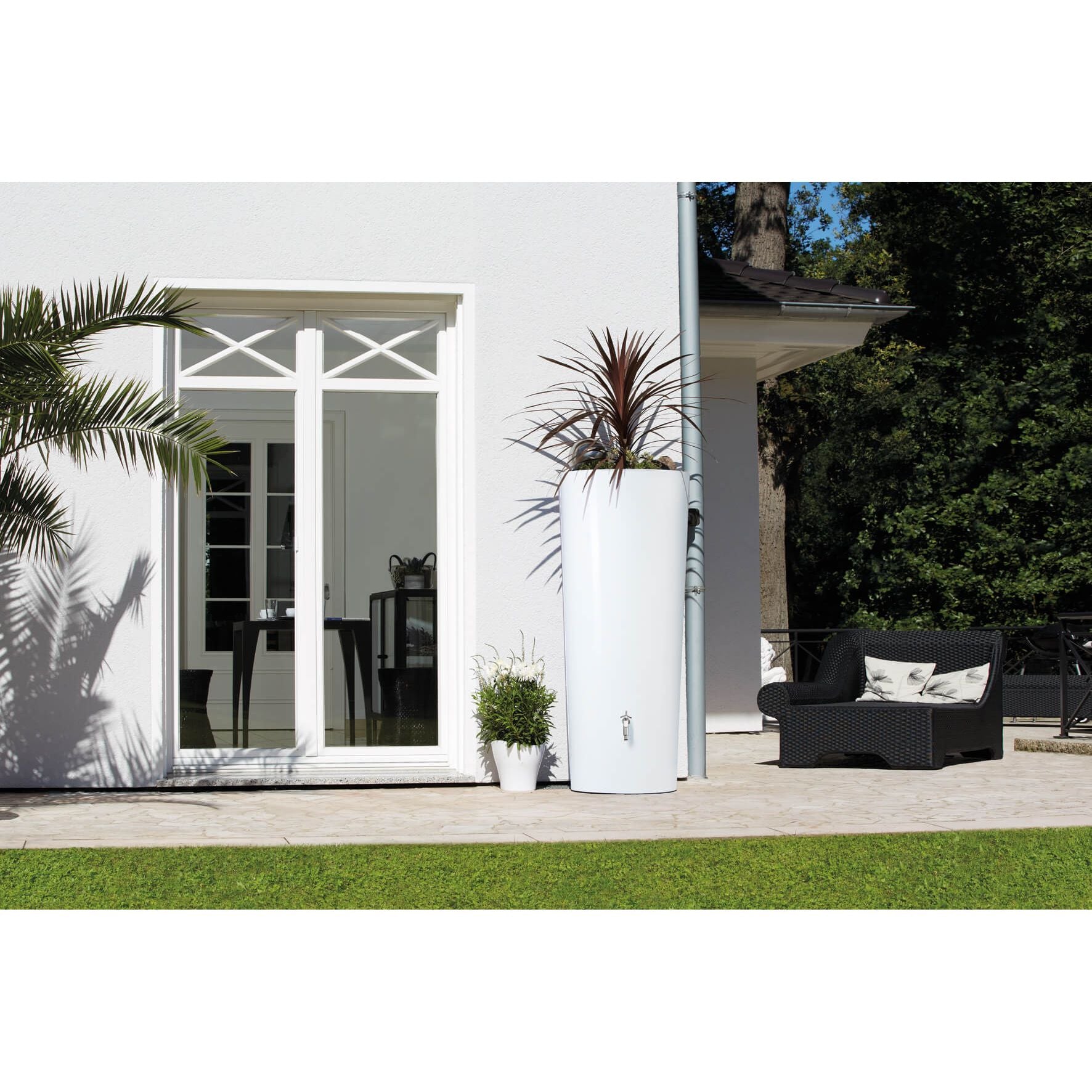 GARANTIA COLOR 2in1 Regenspeicher 350 L, mit integrierter Pflanzschale