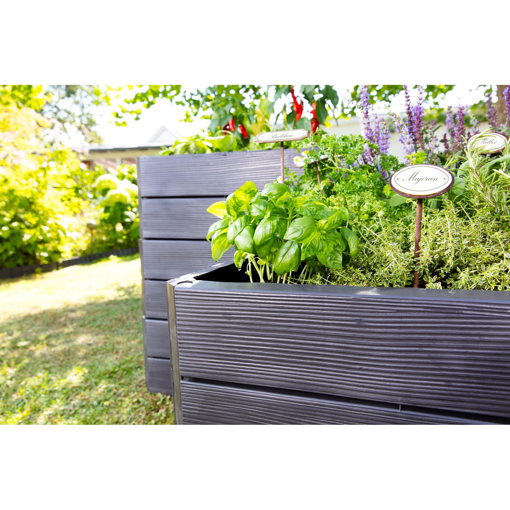 GARANTIA Hochbeet mit Wassersparsystem - Wood -
