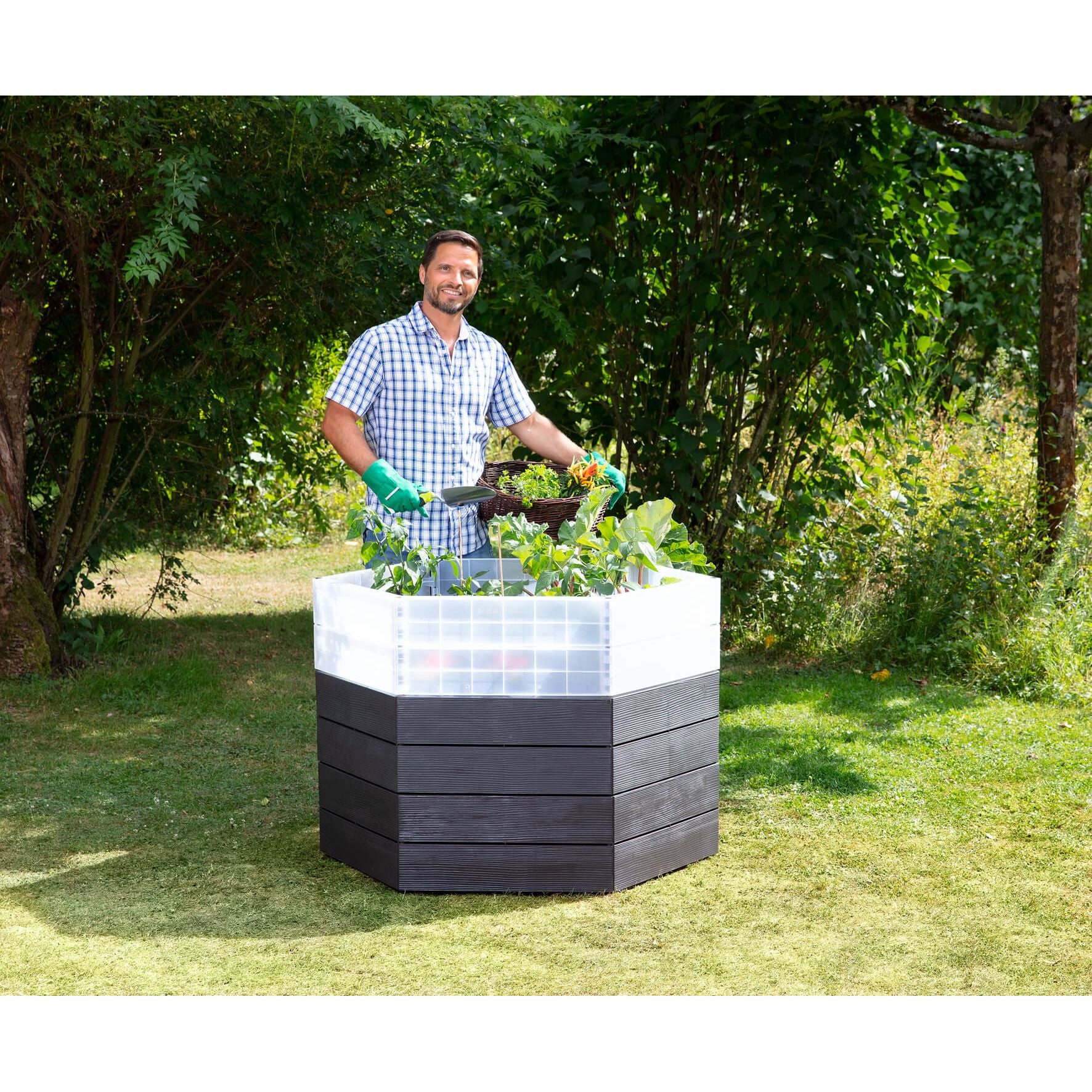 GARANTIA Hochbeet L 75 mit Wachstumsmodul & Wassersparsystem