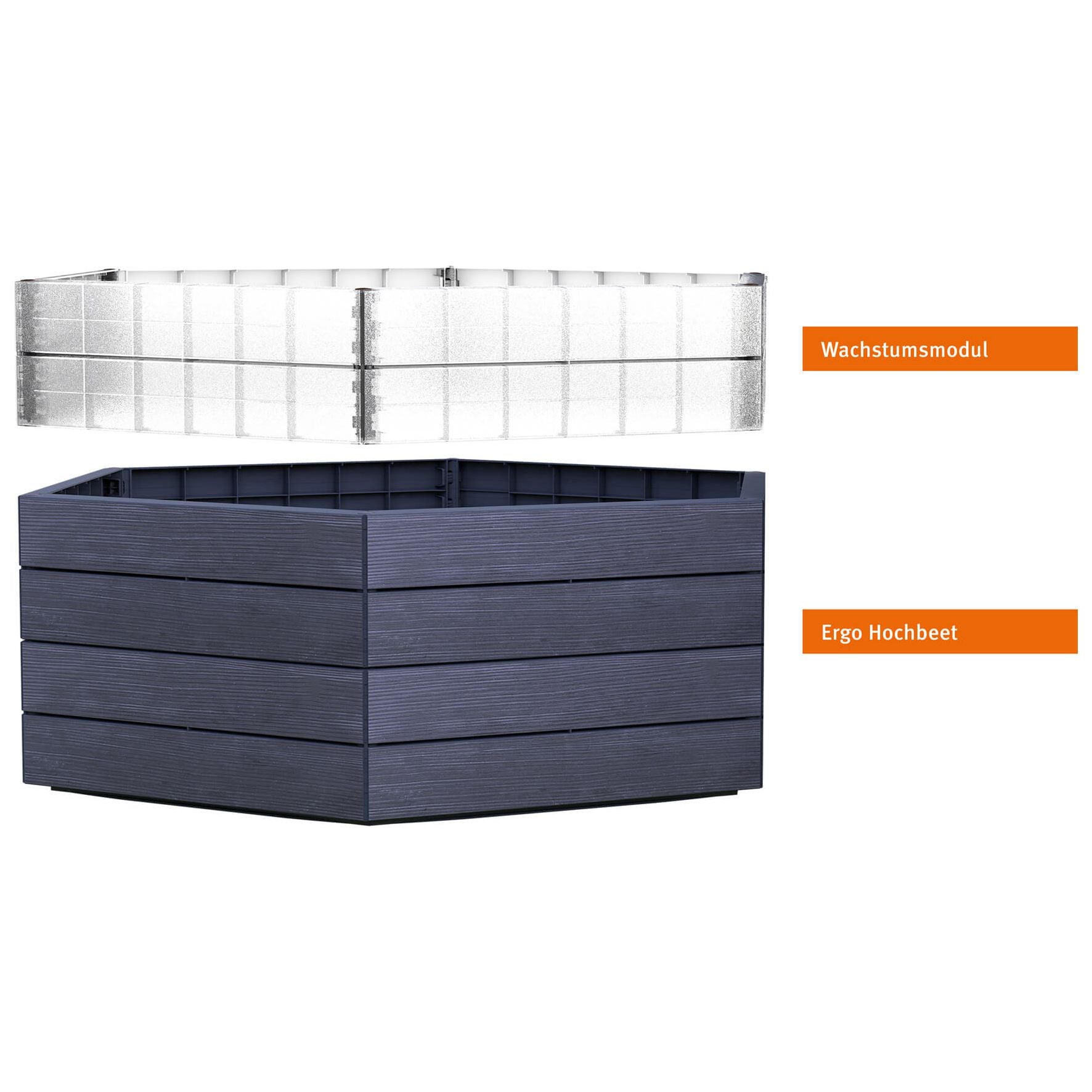 GARANTIA Hochbeet XL 75 mit Wachstumsmodul & Wassersparsystem