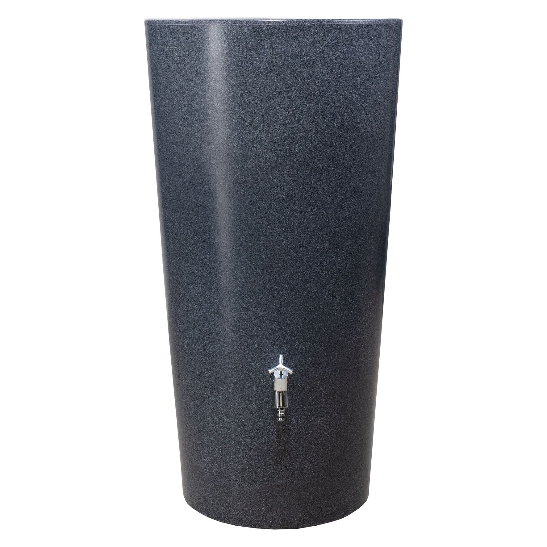 GARANTIA STONE 2in1 Regentonne 210 L, mit Pflanzschale, lava