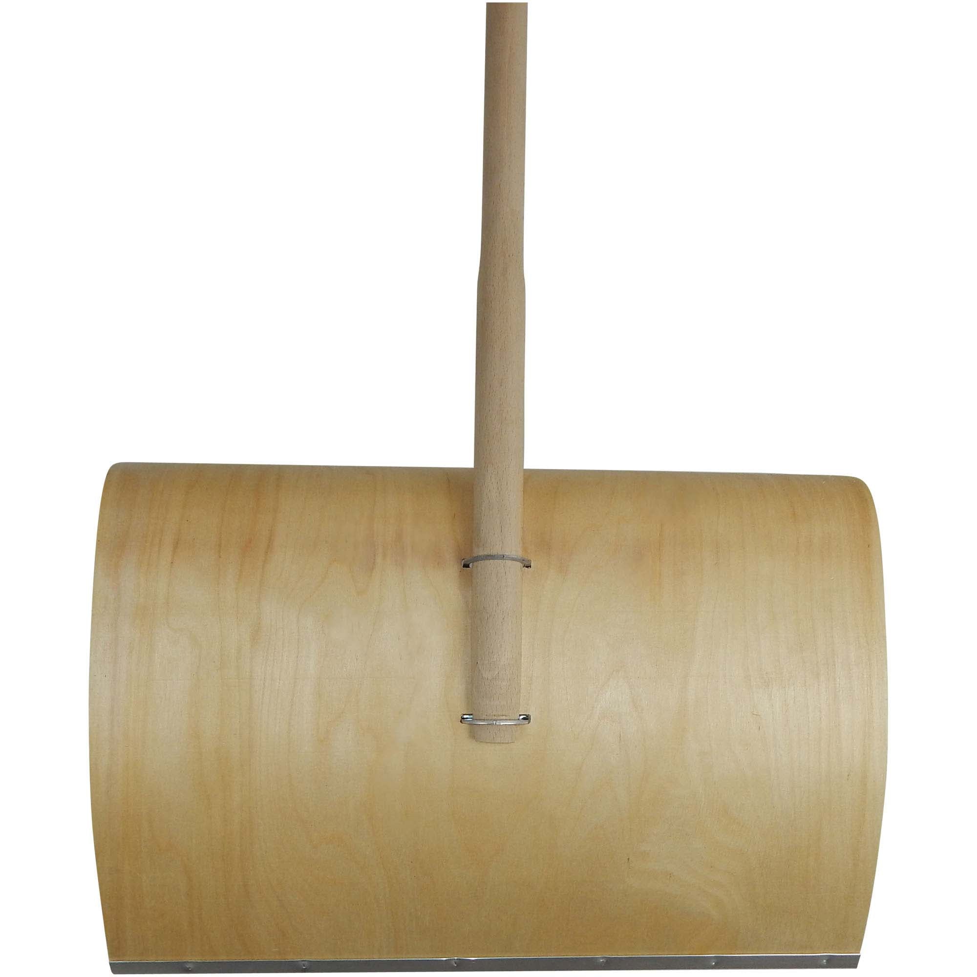 SHW Schneeschieber-Sperrholz Blatt 5-fach verleimt, 50 cm breit, mit Holzstiel 1500 mm