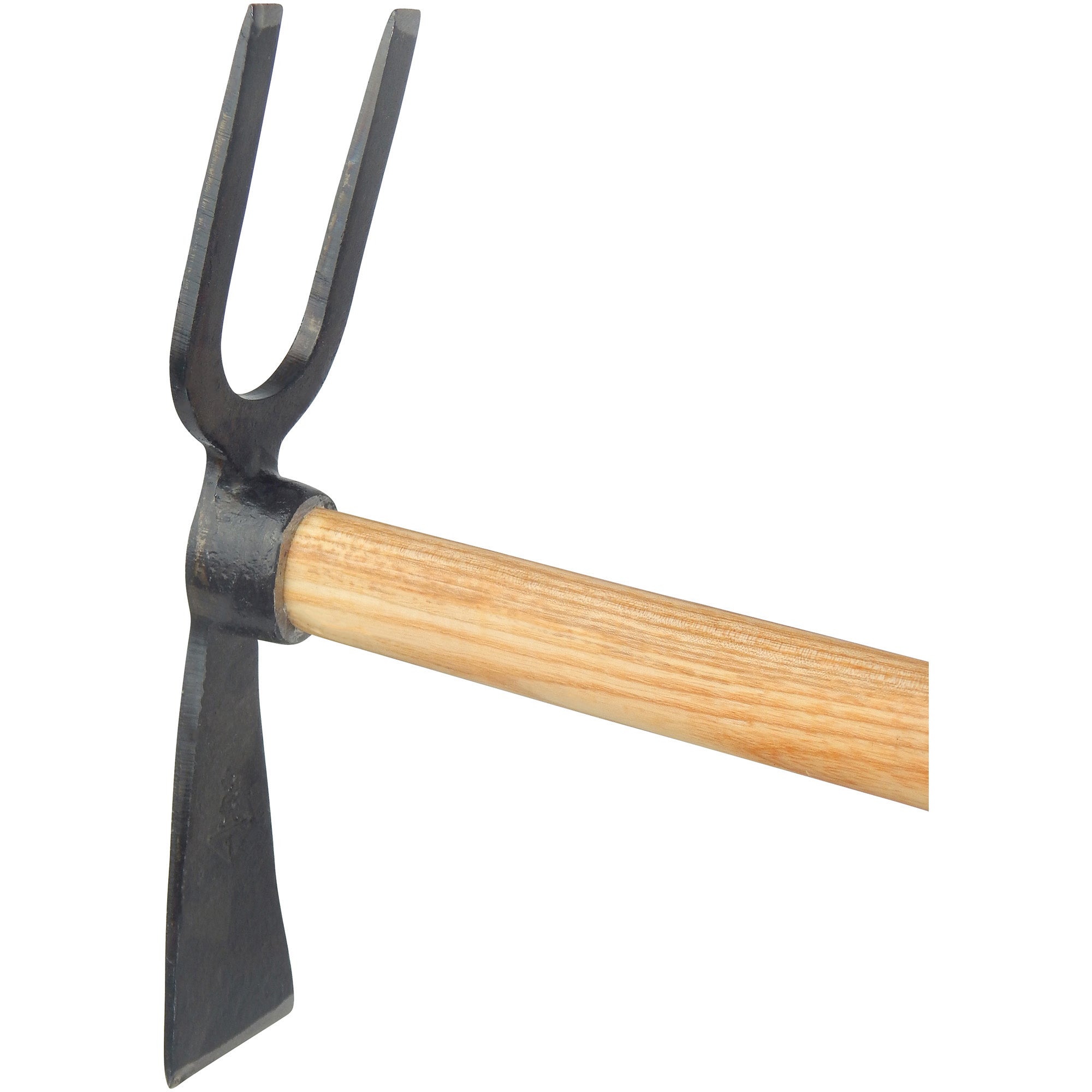 SHW Gartenhacke Blatt schmal 2 Zinken stumpf mit Eschenstiel 135 cm Default Title