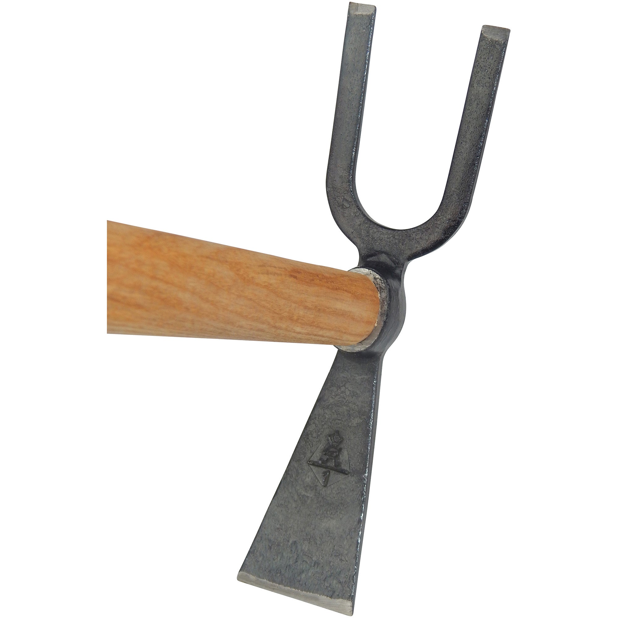 SHW Gartenhacke Blatt schmal 2 Zinken stumpf mit Eschenstiel 135 cm Default Title