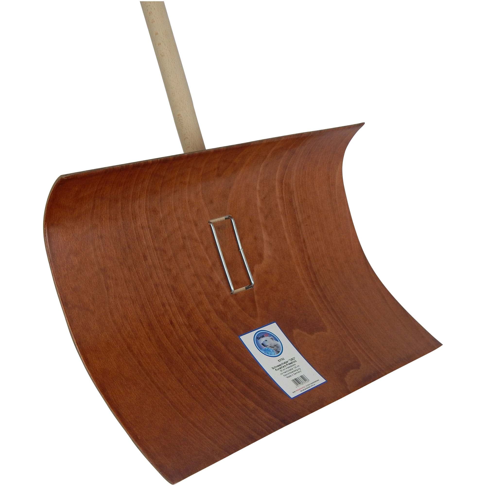 SHW Schneeschieber "OBO" 55 cm mit Stiel und Klemmfixbefestigung Default Title