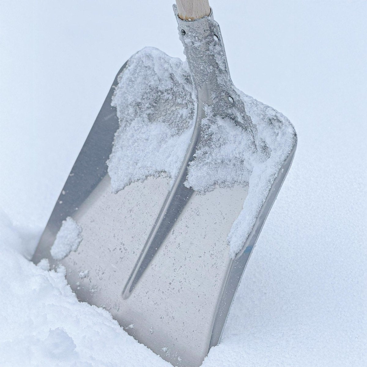 SHW Hallenser Alu - Randschaufel mit Stahlschutzkante und Hartholzstiel - SHW - FIRE