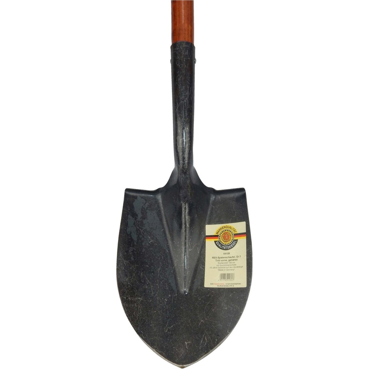 SHW Spatenschaufel Gr. 1, mit schwarzem Griff und Eschenstiel 120 cm - SHW - FIRE