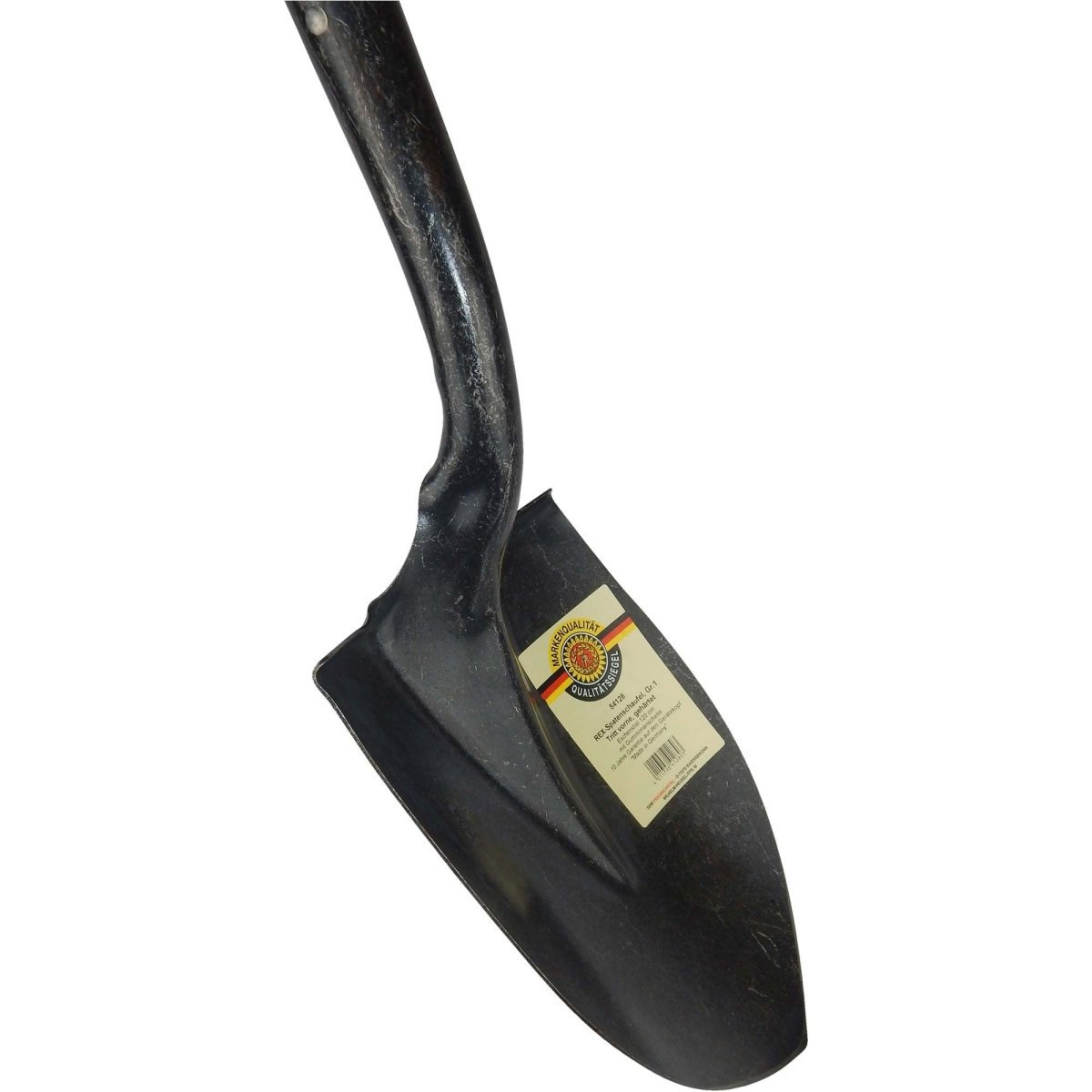 SHW Spatenschaufel Gr. 1, mit schwarzem Griff und Eschenstiel 120 cm - SHW - FIRE