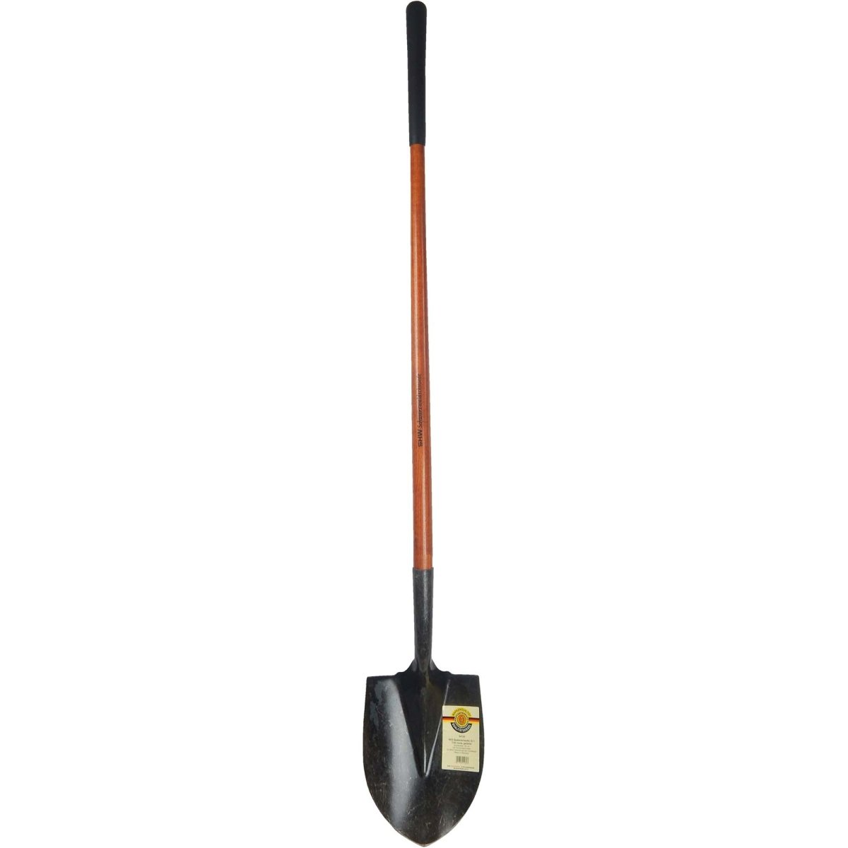 SHW Spatenschaufel Gr. 1, mit schwarzem Griff und Eschenstiel 120 cm - SHW - FIRE