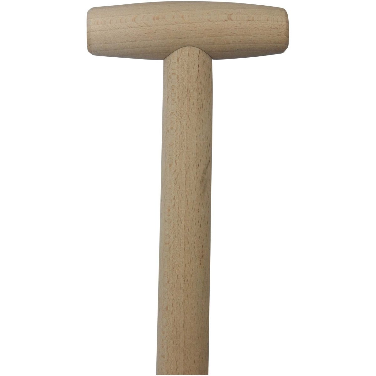 SHW Havau - Rohrdüllspaten Gärtnerform silber gepulvert mit umgebogenem Tritt und Buchenstiel - SHW - FIRE