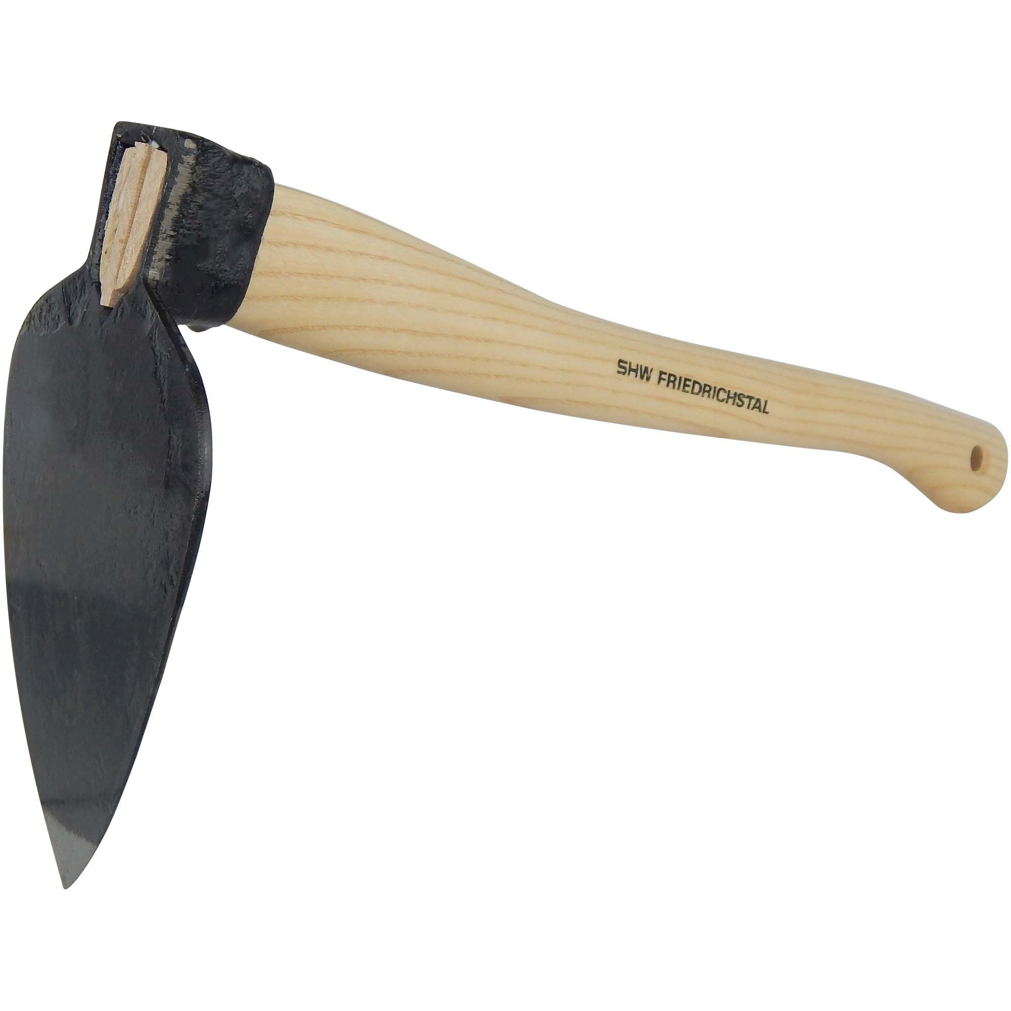 SHW Herzhacke, schmal, mit Eschen-Kuhfuß-Stiel 45 cm Default Title