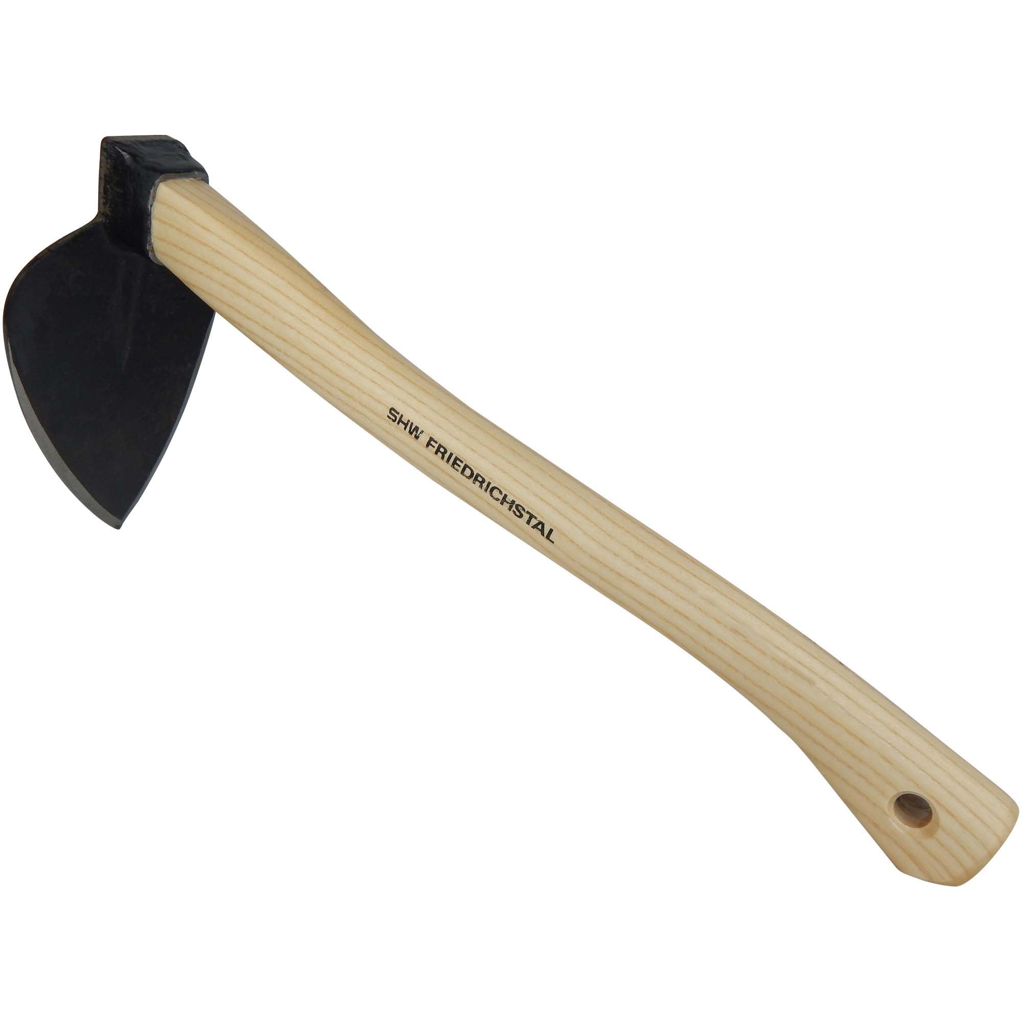 SHW Herzhacke, schmal, mit Eschen-Kuhfuß-Stiel 45 cm Default Title