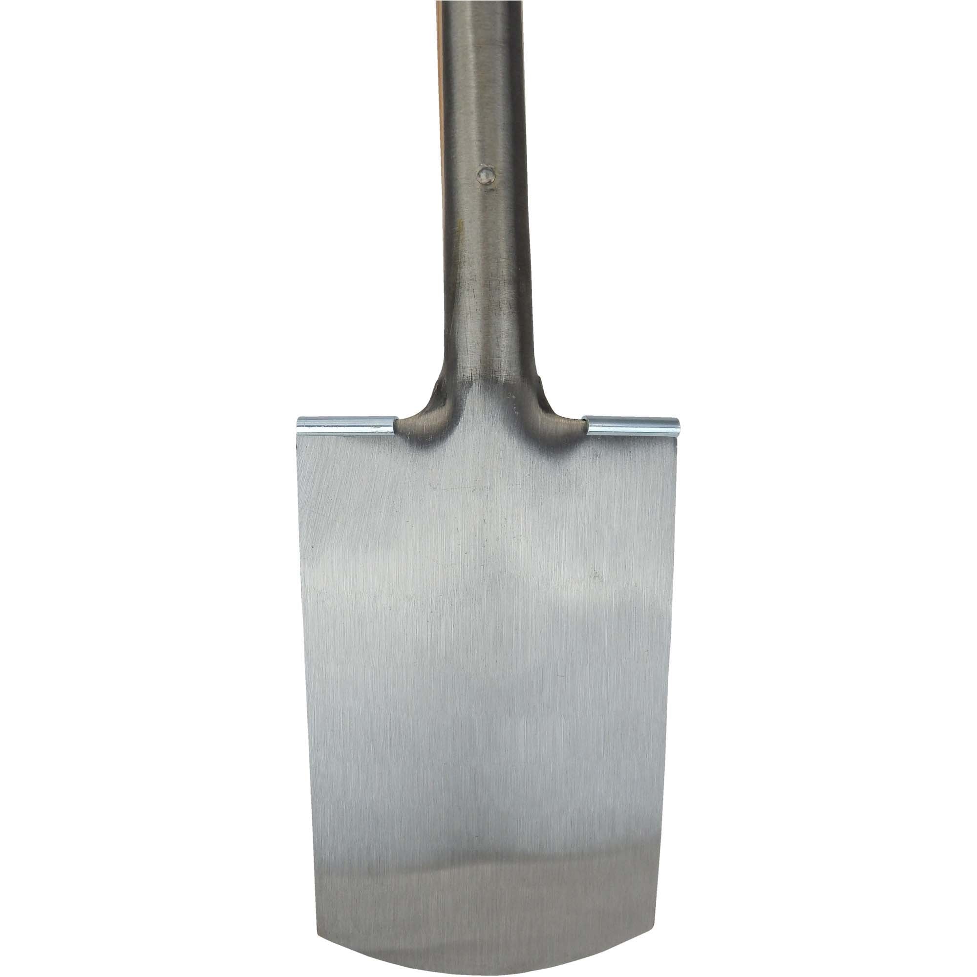 SHW Rode-/Baumschulspaten mit Doppelfeder und Spatentritt mit Eschenstiel Knopf-Griff