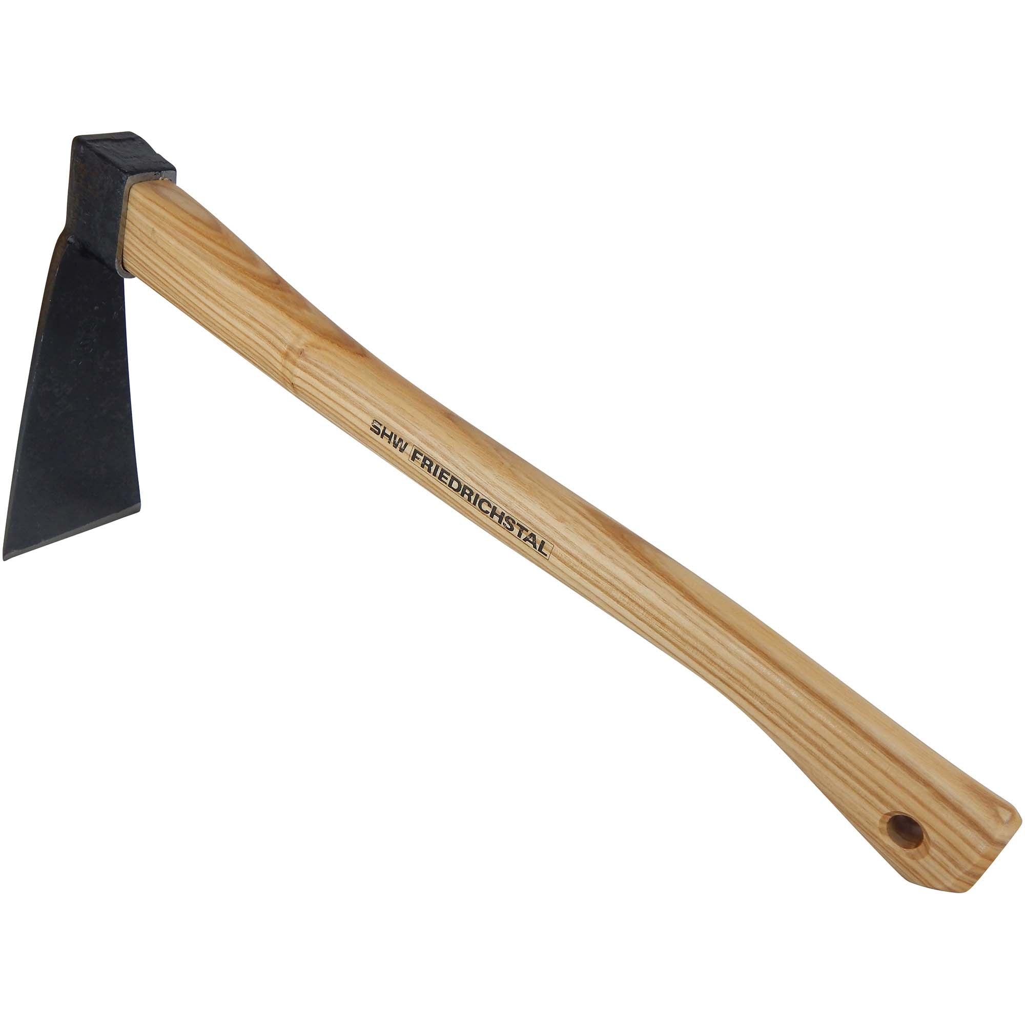 SHW Forstpflanzen-Setzhacke mit Eschen-Kuhfuß-Stiel 45 cm Default Title