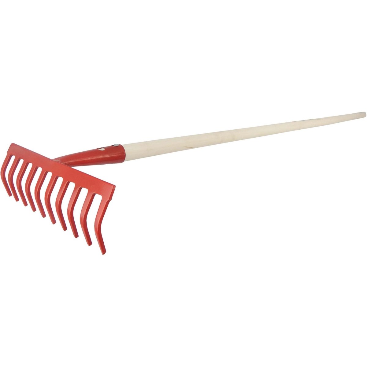 SHW Gartenrechen, rot mit Espenholzstiel - SHW - FIRE