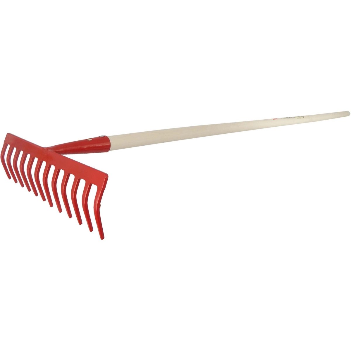 SHW Gartenrechen, rot mit Espenholzstiel - SHW - FIRE