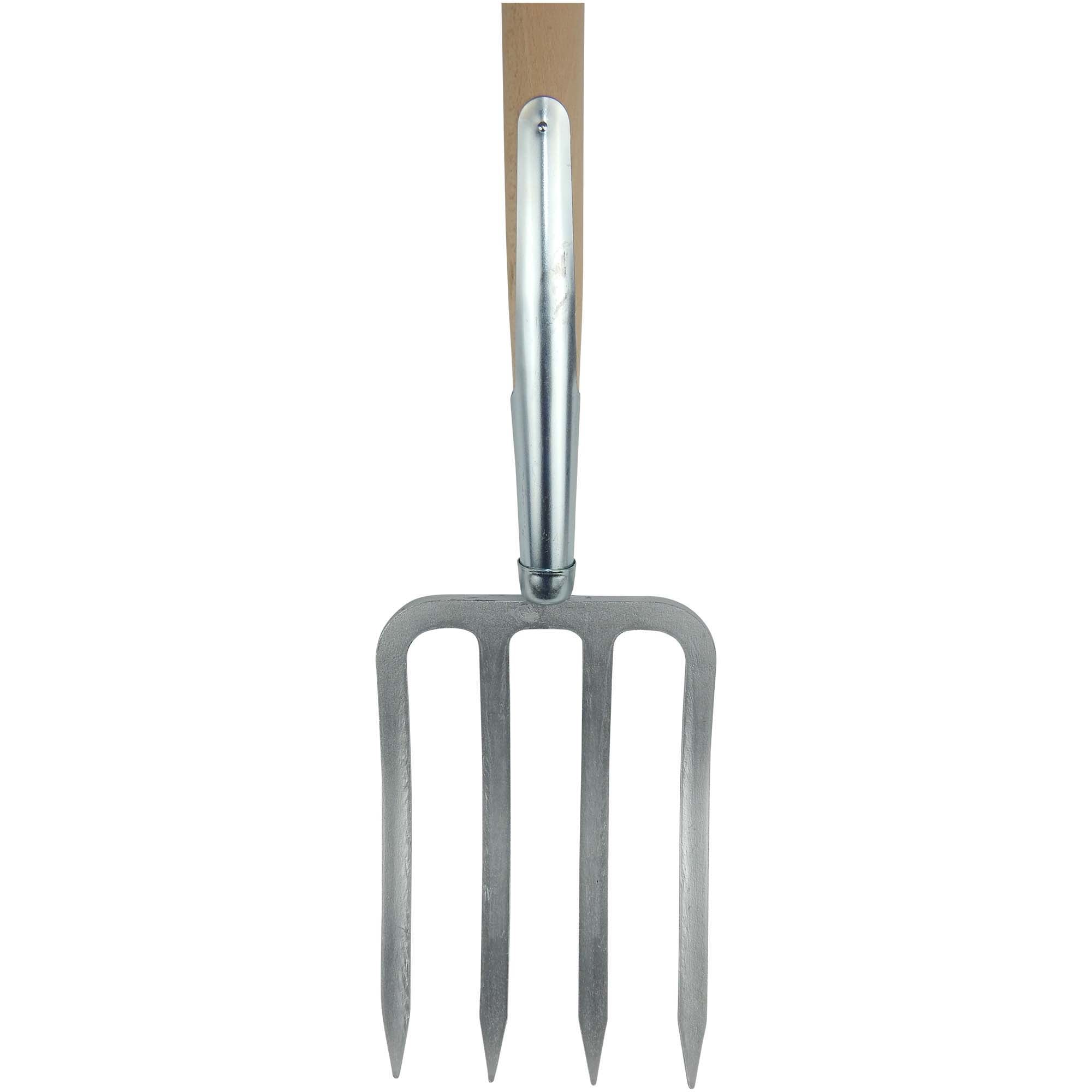 SHW Havau-Spatengabel mit Bajonettzinken und Buchen-T-Stiel Default Title