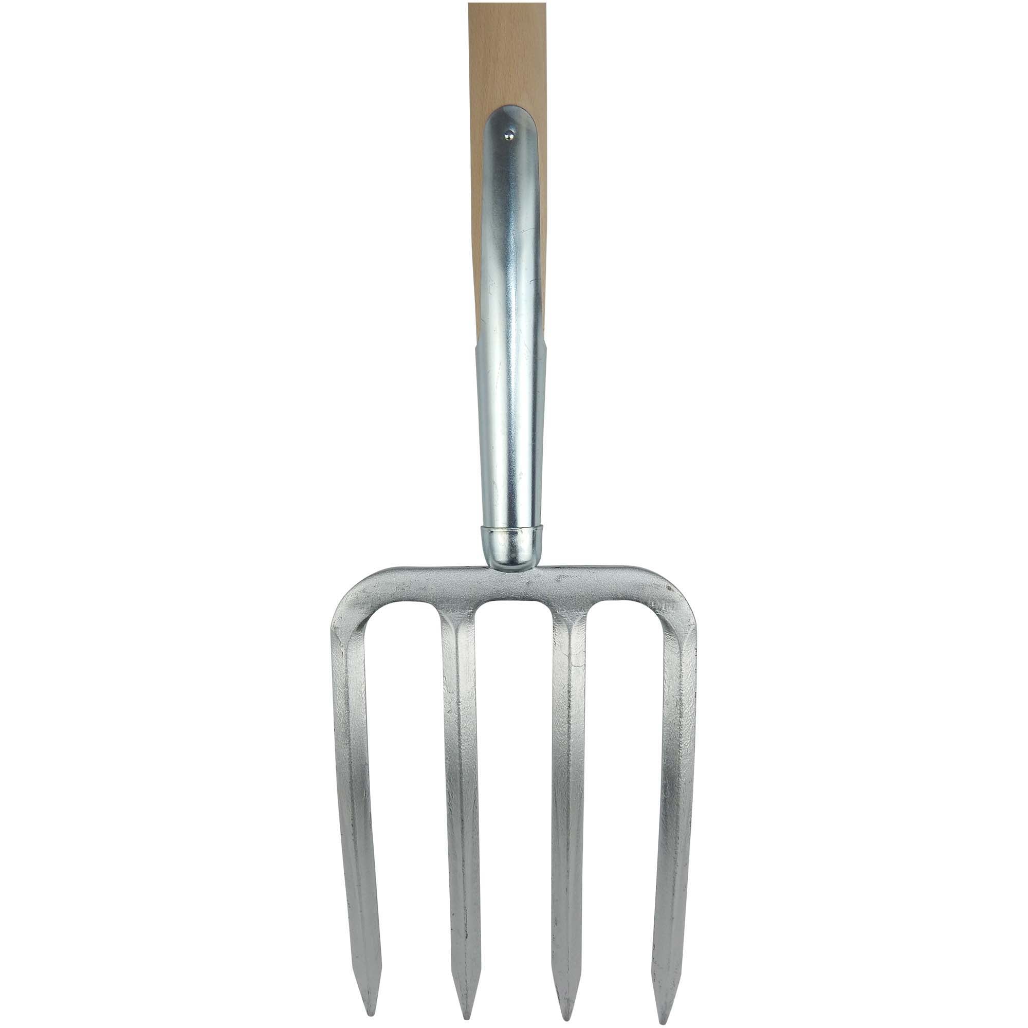 SHW Havau-Spatengabel mit Bajonettzinken und Buchen-T-Stiel Default Title