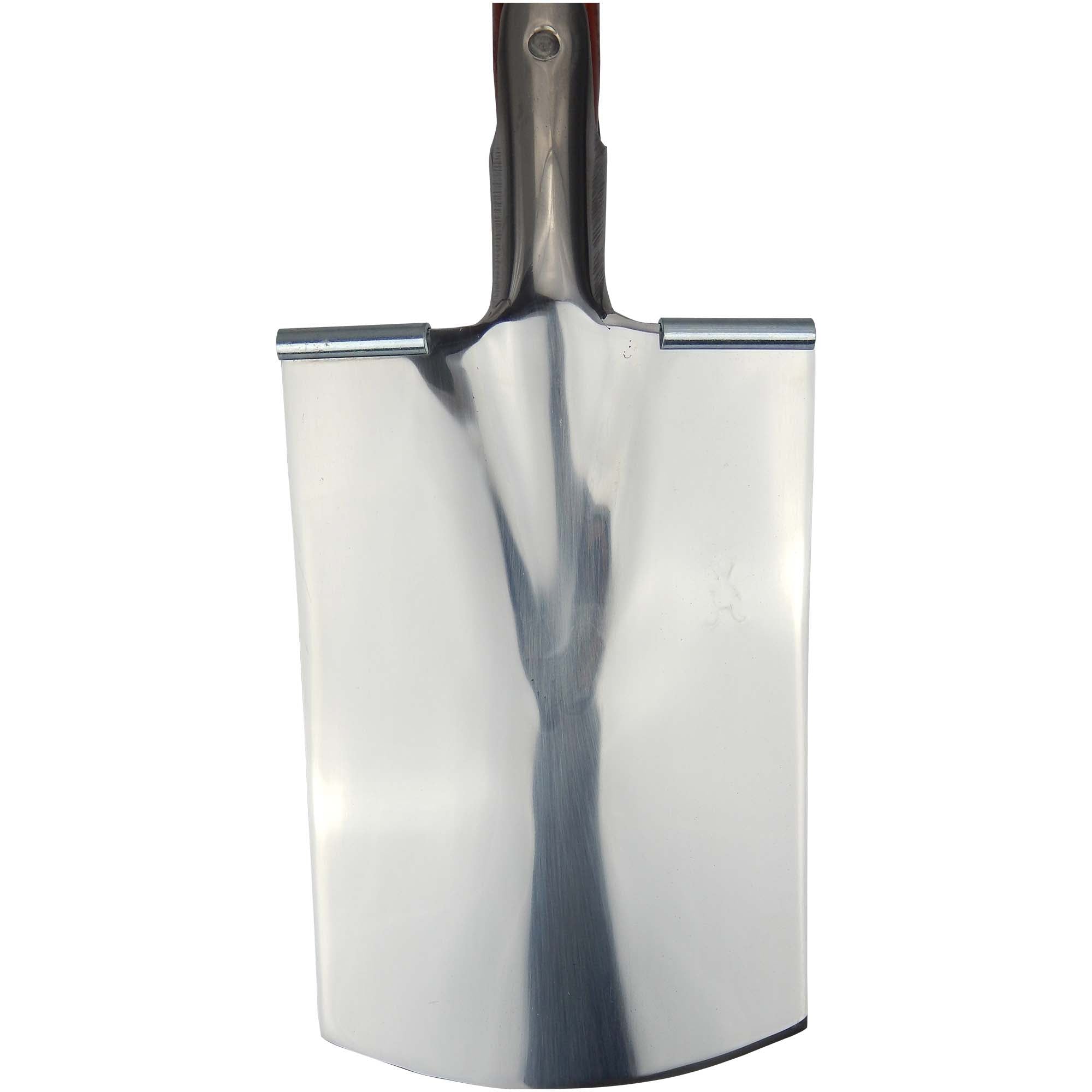 SHW Rex-Edelstahlspaten mit Tritt und Eschen-T-Stiel Default Title
