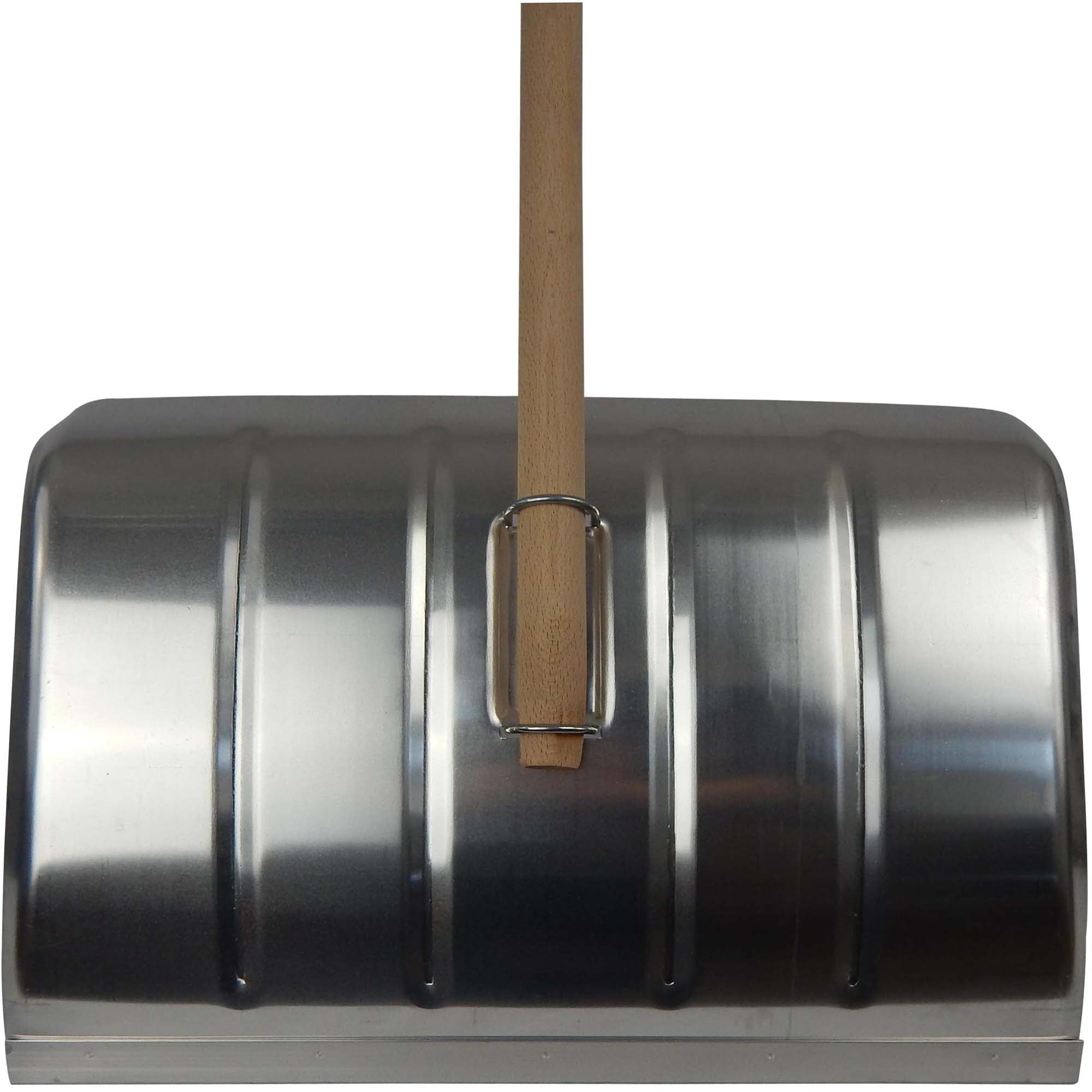 SHW Schneeschieber-Aluminium mit Aluminiumkante und Holzstiel Default Title