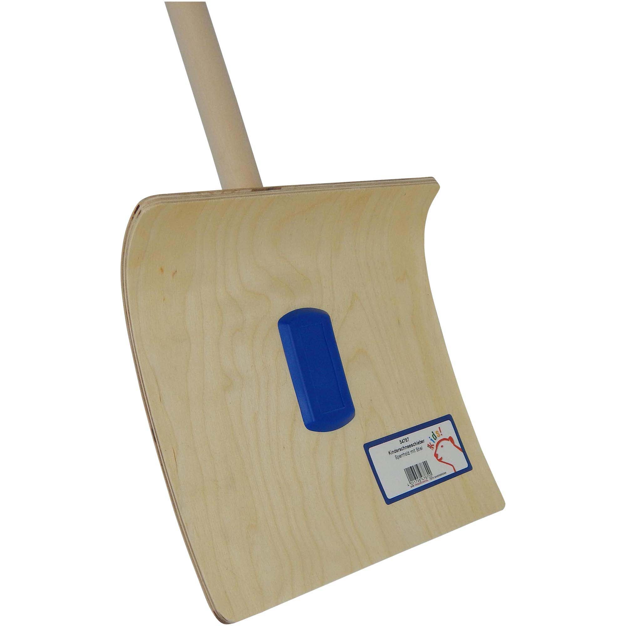 SHW Kinderschneeschieber Sperrholz mit Stiel Default Title