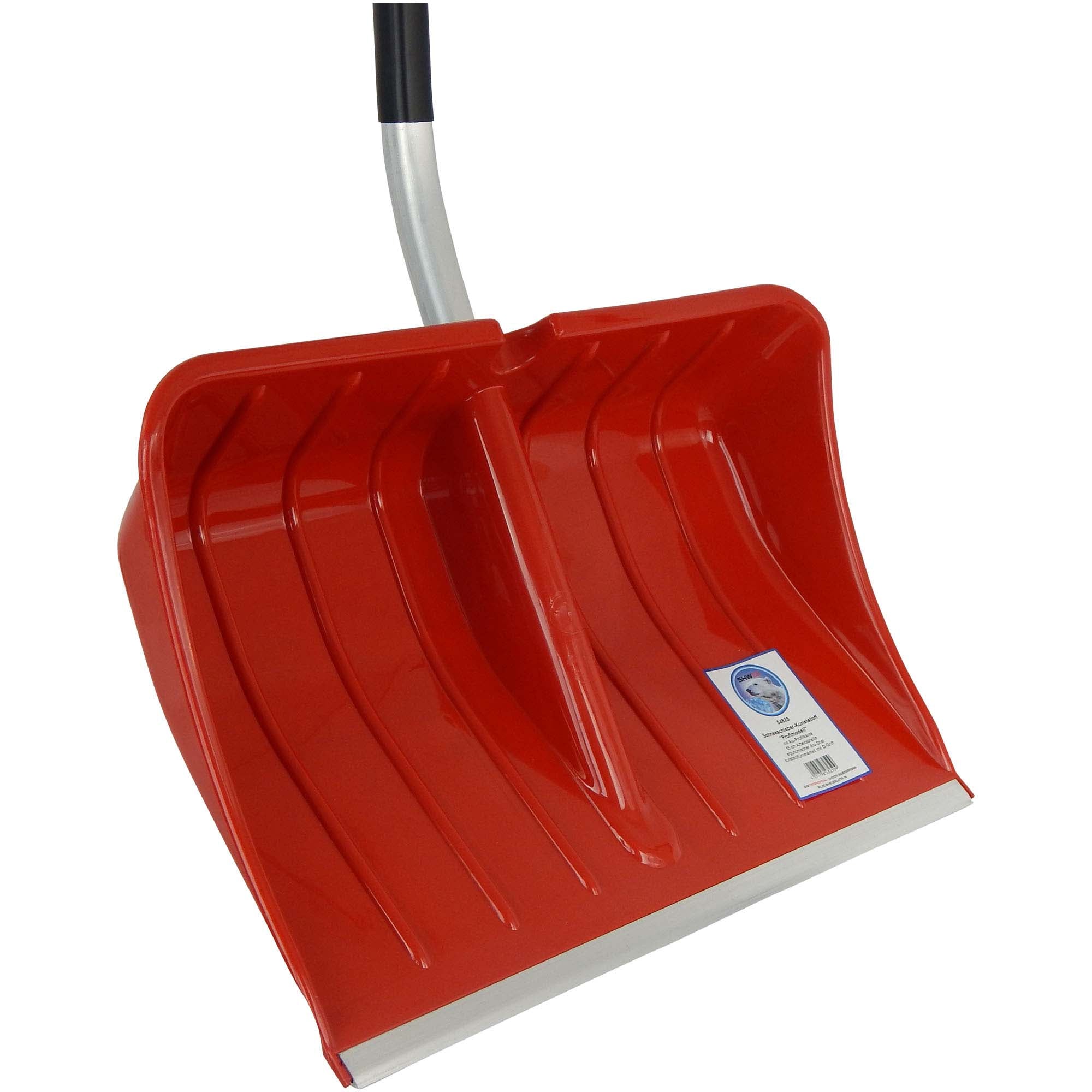SHW Schneeschieber-Kunststoff 55 cm mit ergonomischem Stiel Default Title