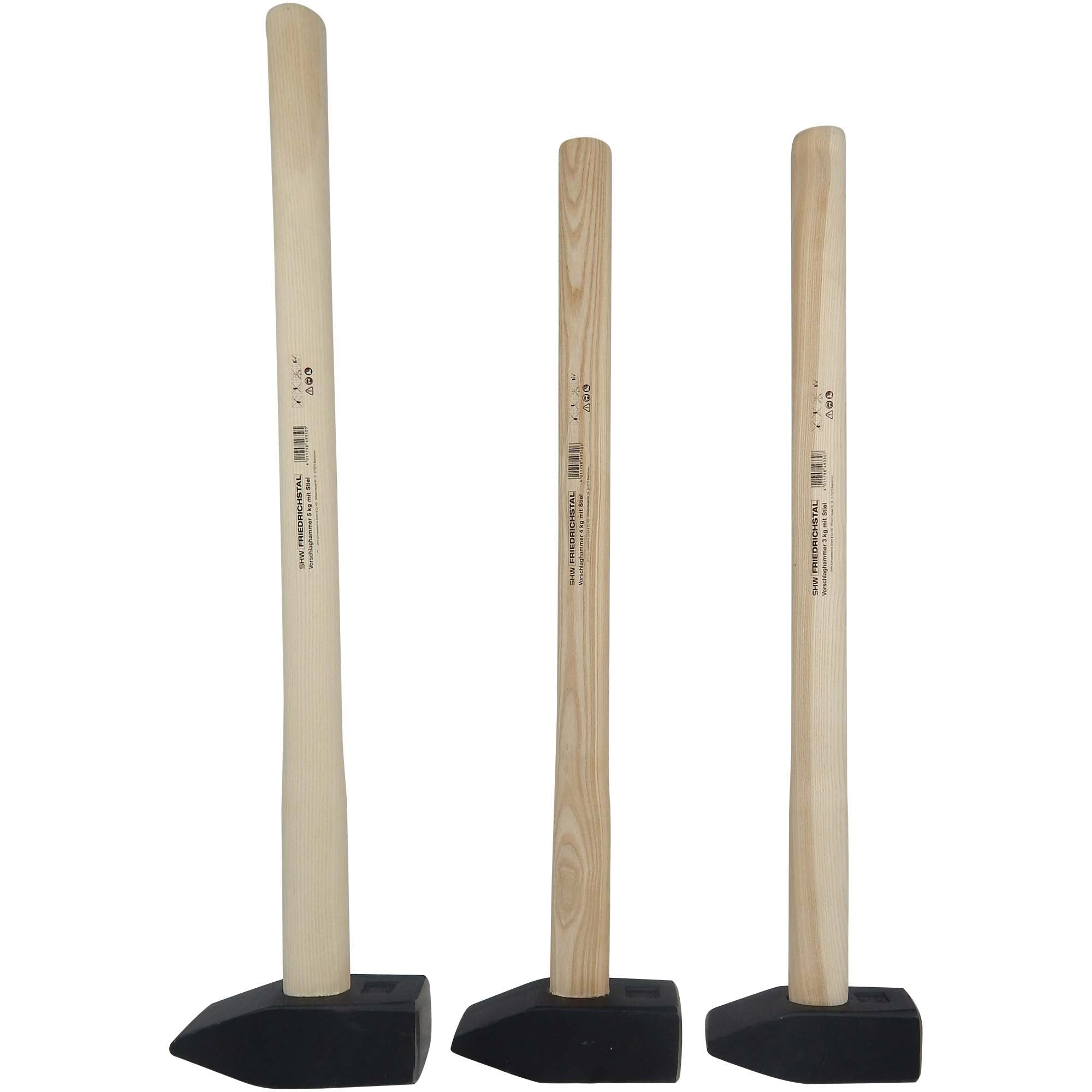 SHW Vorschlaghammer mit Eschenstiel 4 kg