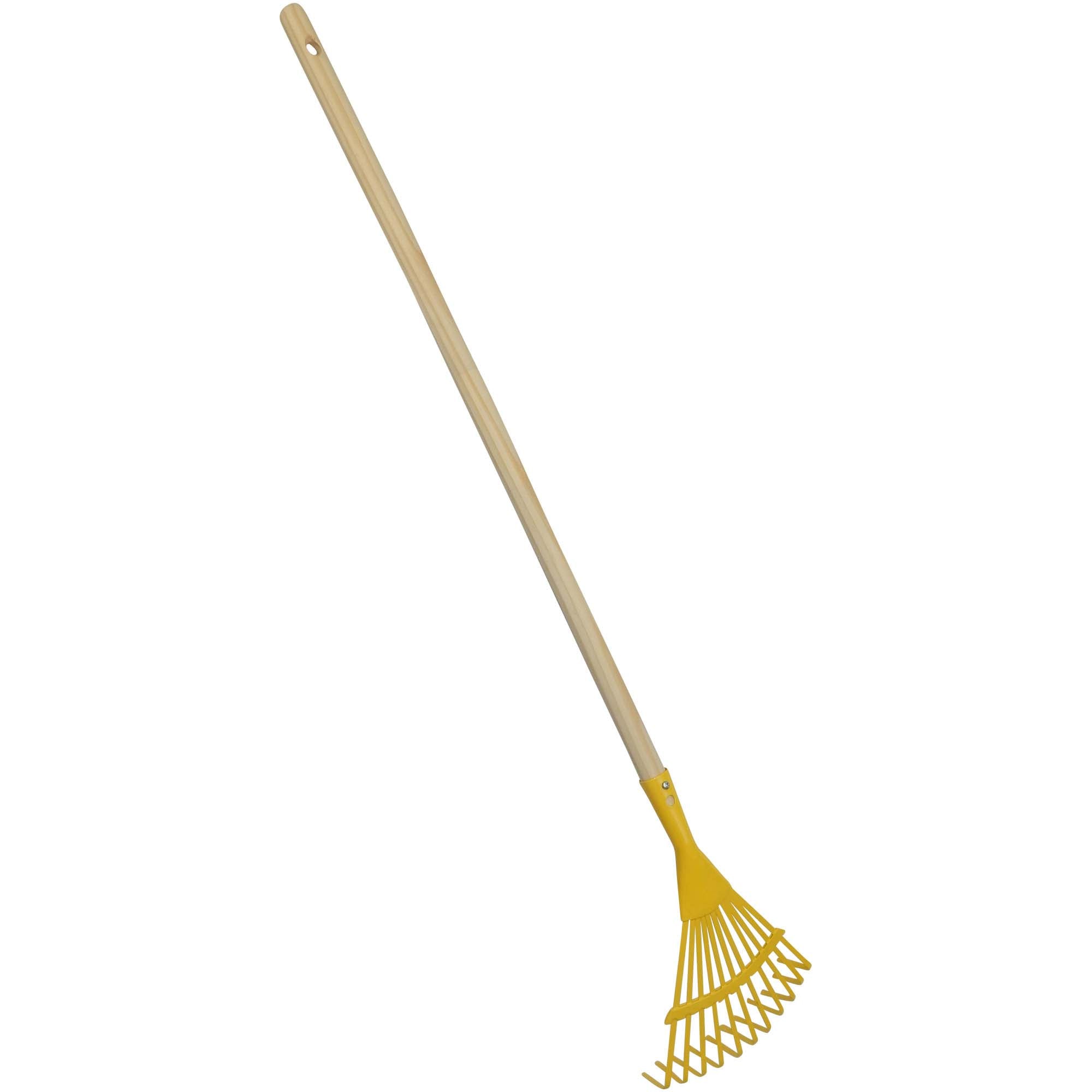 SHW Kinder-Fächerbesen mit Hartholzstiel Default Title