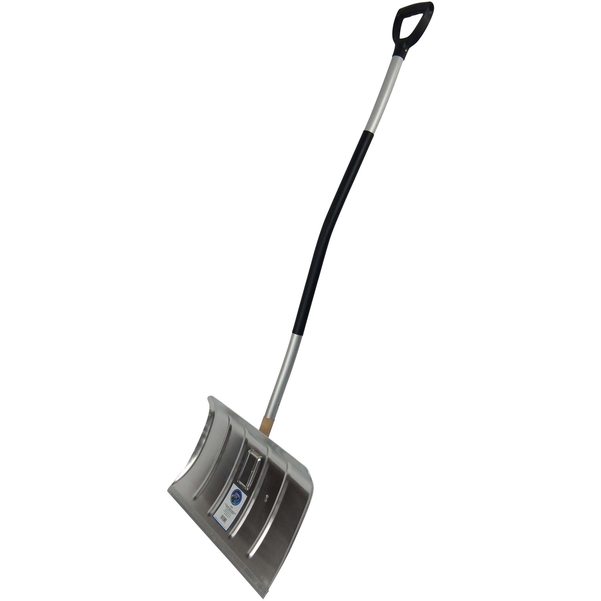SHW Schneeschieber-Aluminium 50 cm mit Aluminiumkante und ergonomischem Stiel Default Title