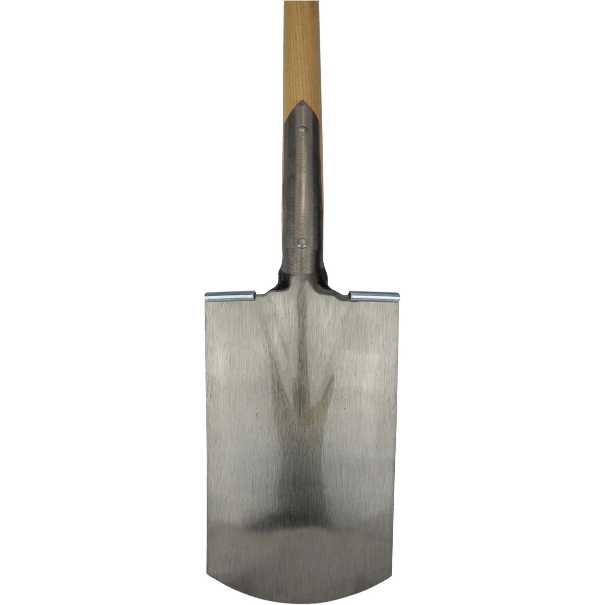 SHW Herold - Gärtnerspaten 1/1 poliert mit Spatentritt und Hickorystiel - SHW - FIRE