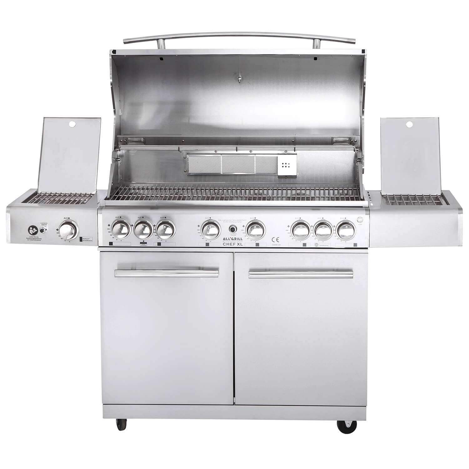 ALLGRILL Topline Chef Grundmodell + Steakzone + Air System ALLGRILL XL - Flammerando