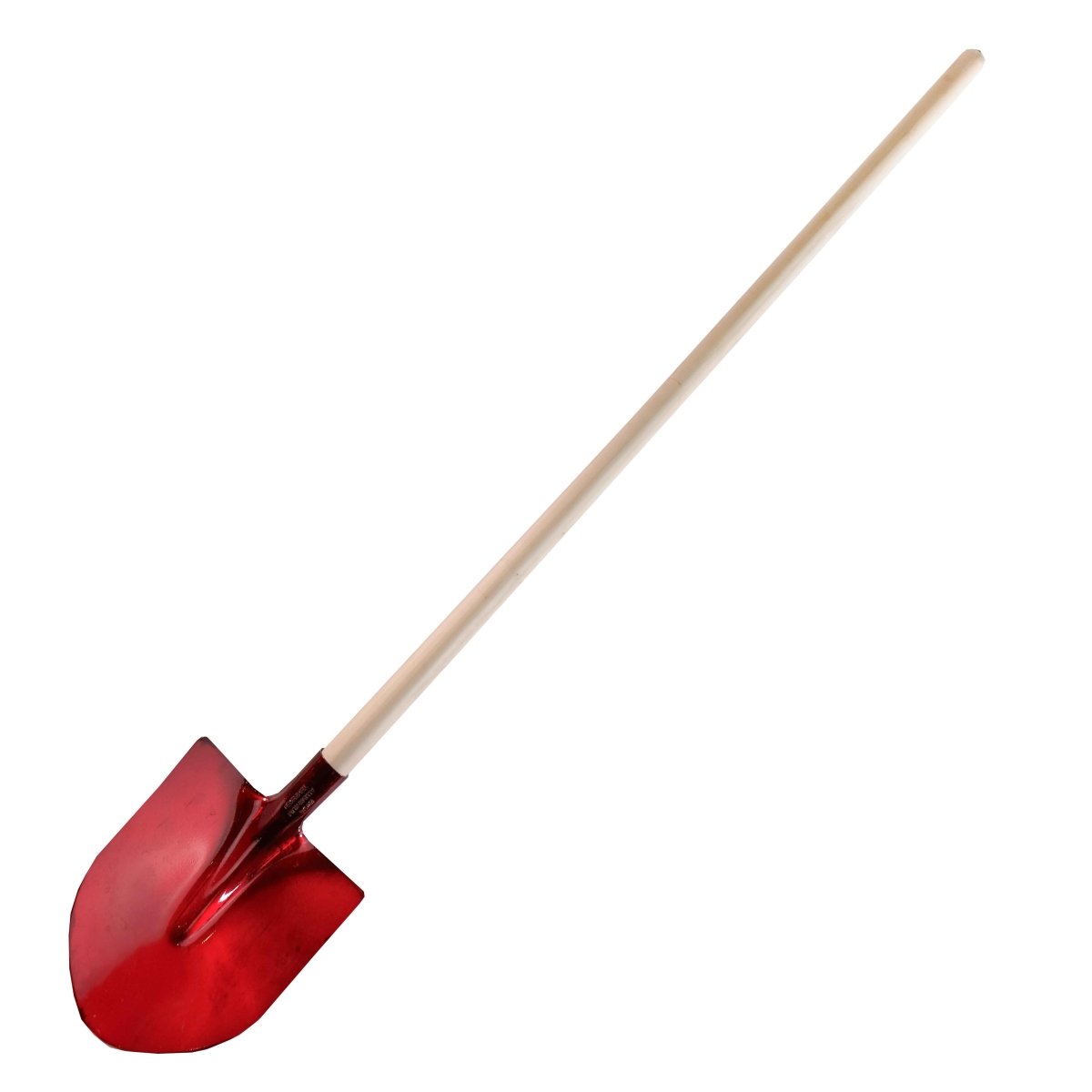 SHW Frankfurter Schaufel, Aluminium, Gr. 5 rot mit Buchenstiel - SHW - FIRE