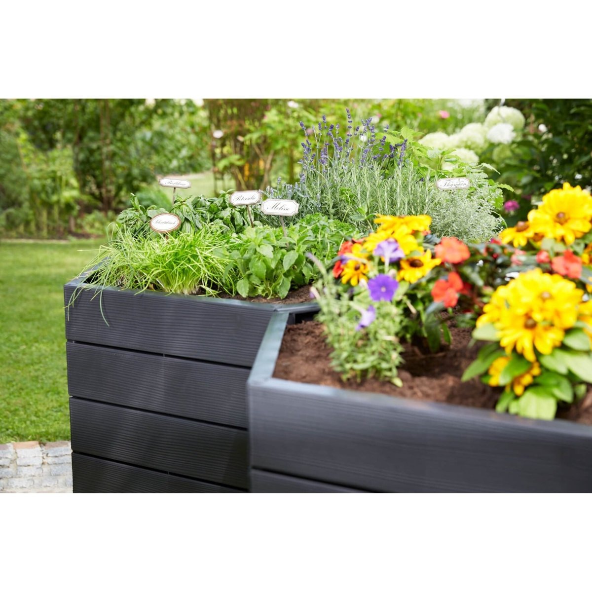 GARANTIA Hochbeet L 75 mit Wassersparsystem - SHW - FIRE