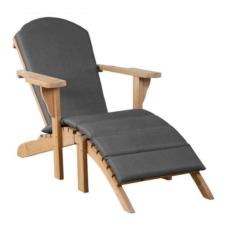 Relaxliege Adirondack WOODIE aus Teakholz - SHW - FIRE