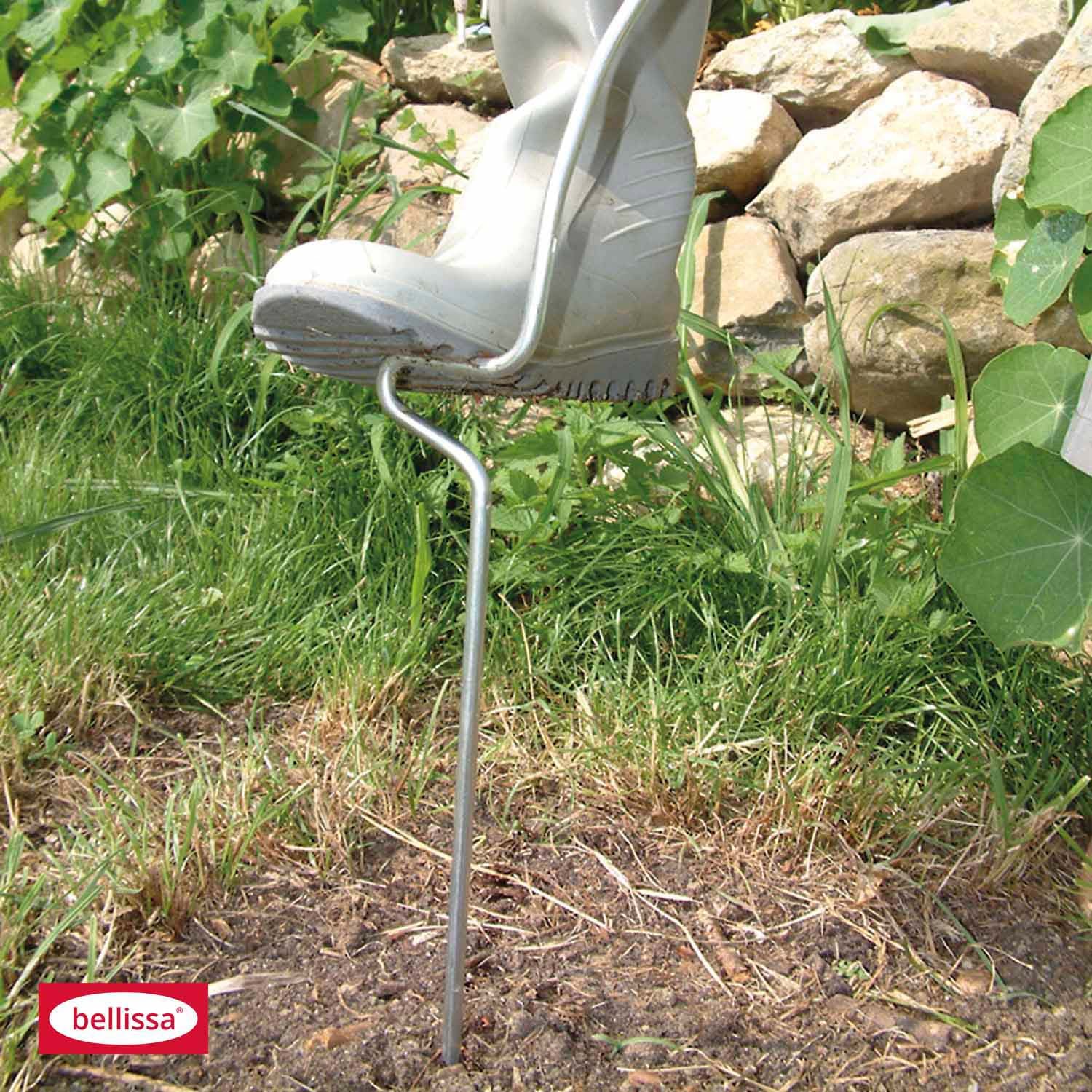 Bellissa Tomatenspirale mit Tritt, Stahl, verzinkt, H 170 cm Default Title