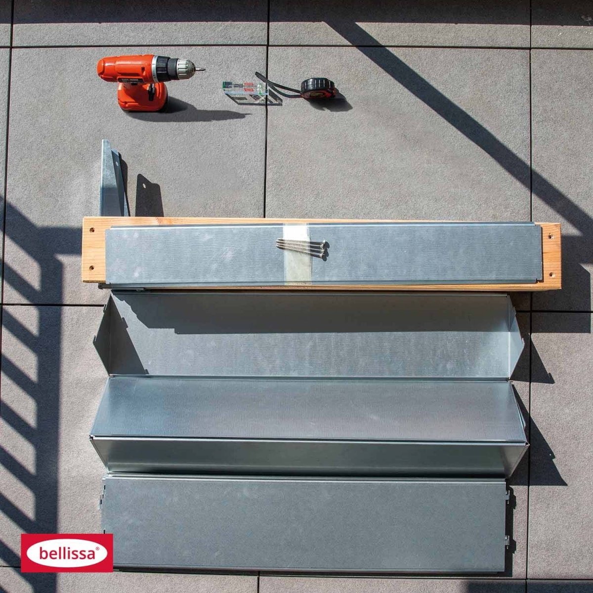 Bellissa Vertikales Hochbeet Gr. 100 x 32 x 100 cm - SHW - FIRE