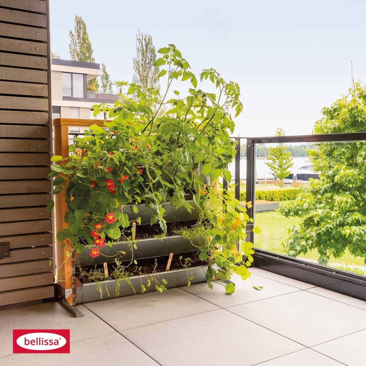 Bellissa Vertikales Hochbeet Gr. 100 x 32 x 100 cm - SHW - FIRE