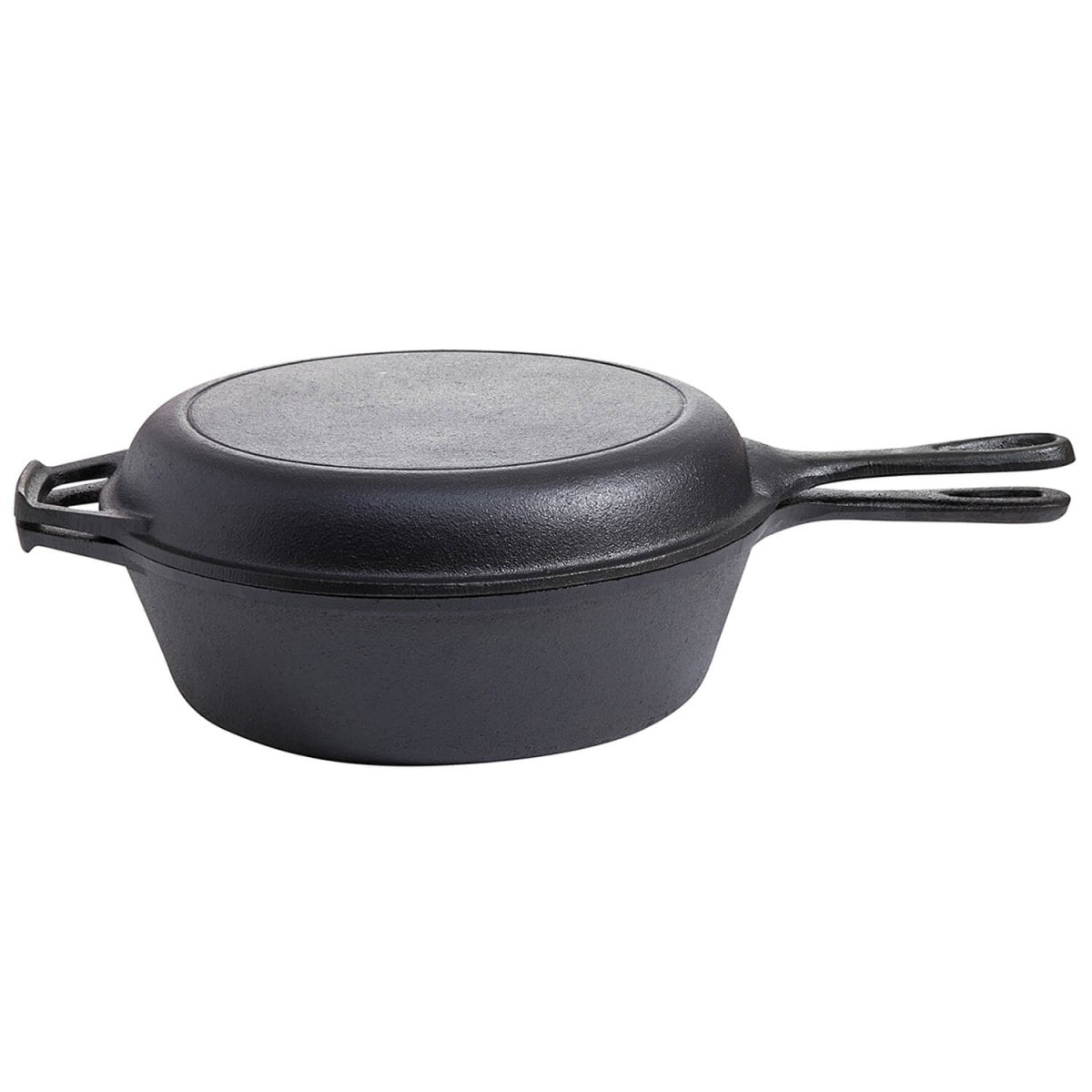 ALLGRILL 2in1 - Gusseisen Topf & Pfanne, Ø 26 cm - SHW - FIRE
