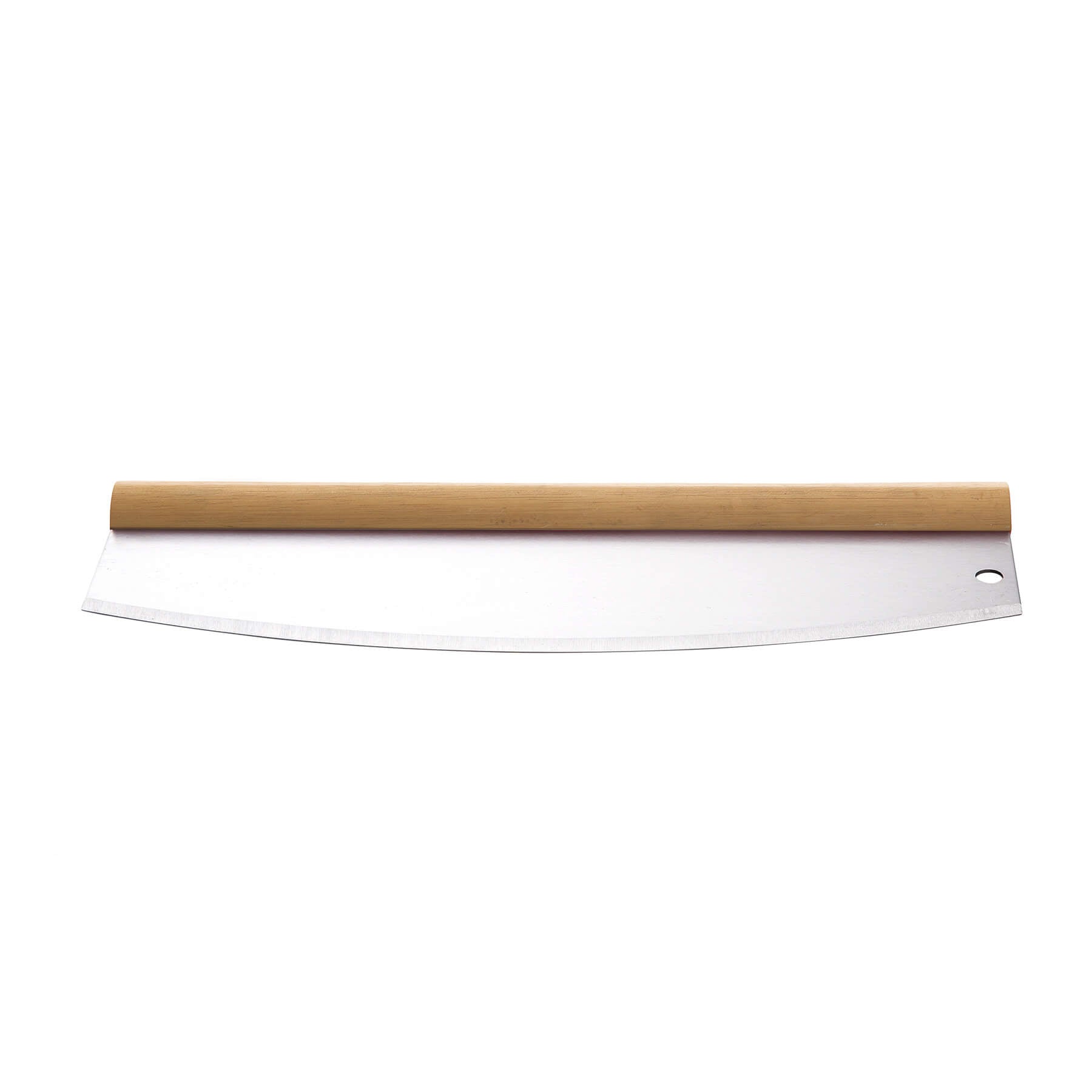 ALLGRILL Pizzaschneider-Wiegemesser Edelstahl mit Holzgriff ALLGRILL - Flammerando