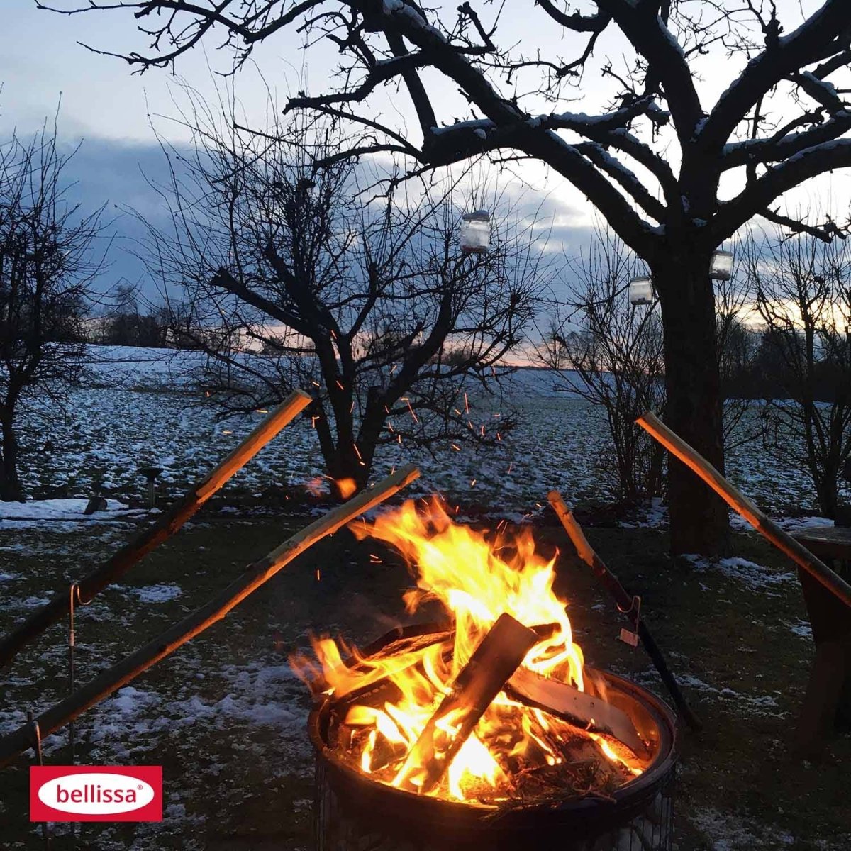 Bellissa Grillspießhalter Gr. 70 x Ø 0,6 cm - SHW - FIRE