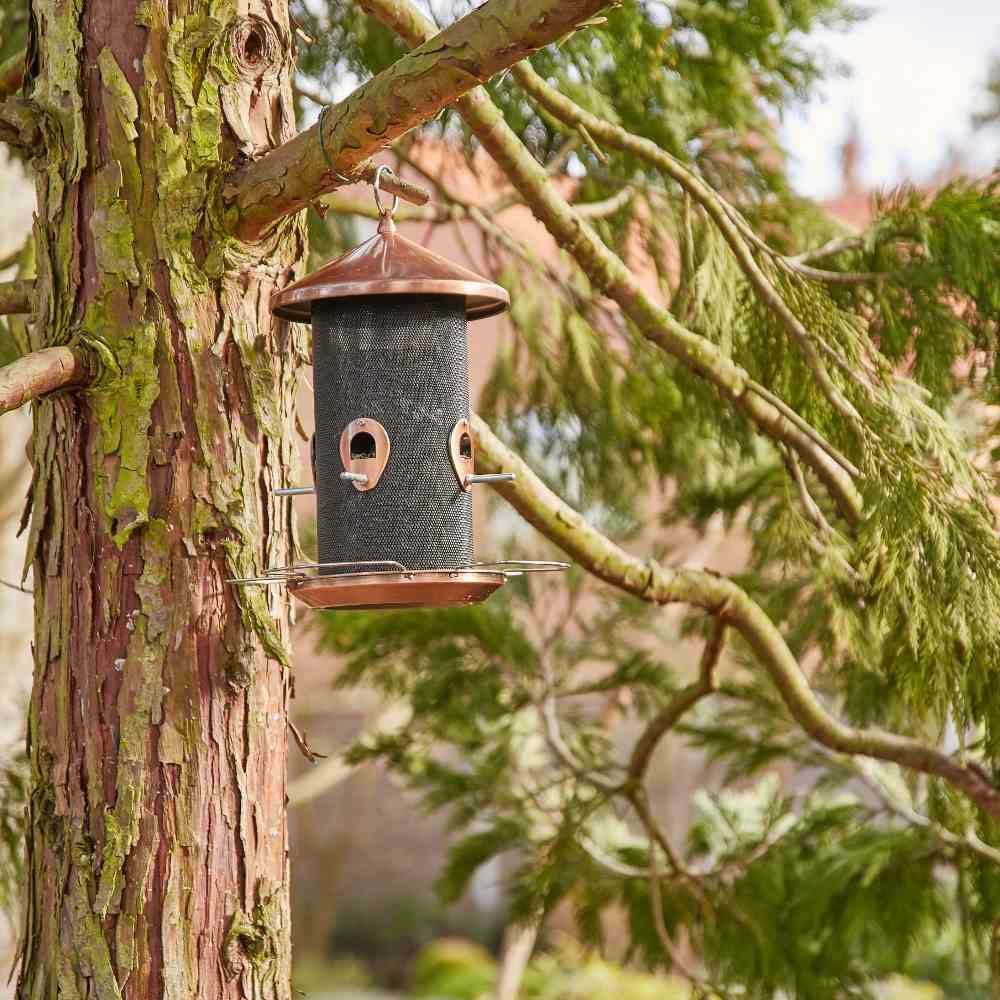 Vogelfuttersäule Copper Line - SHW - FIRE