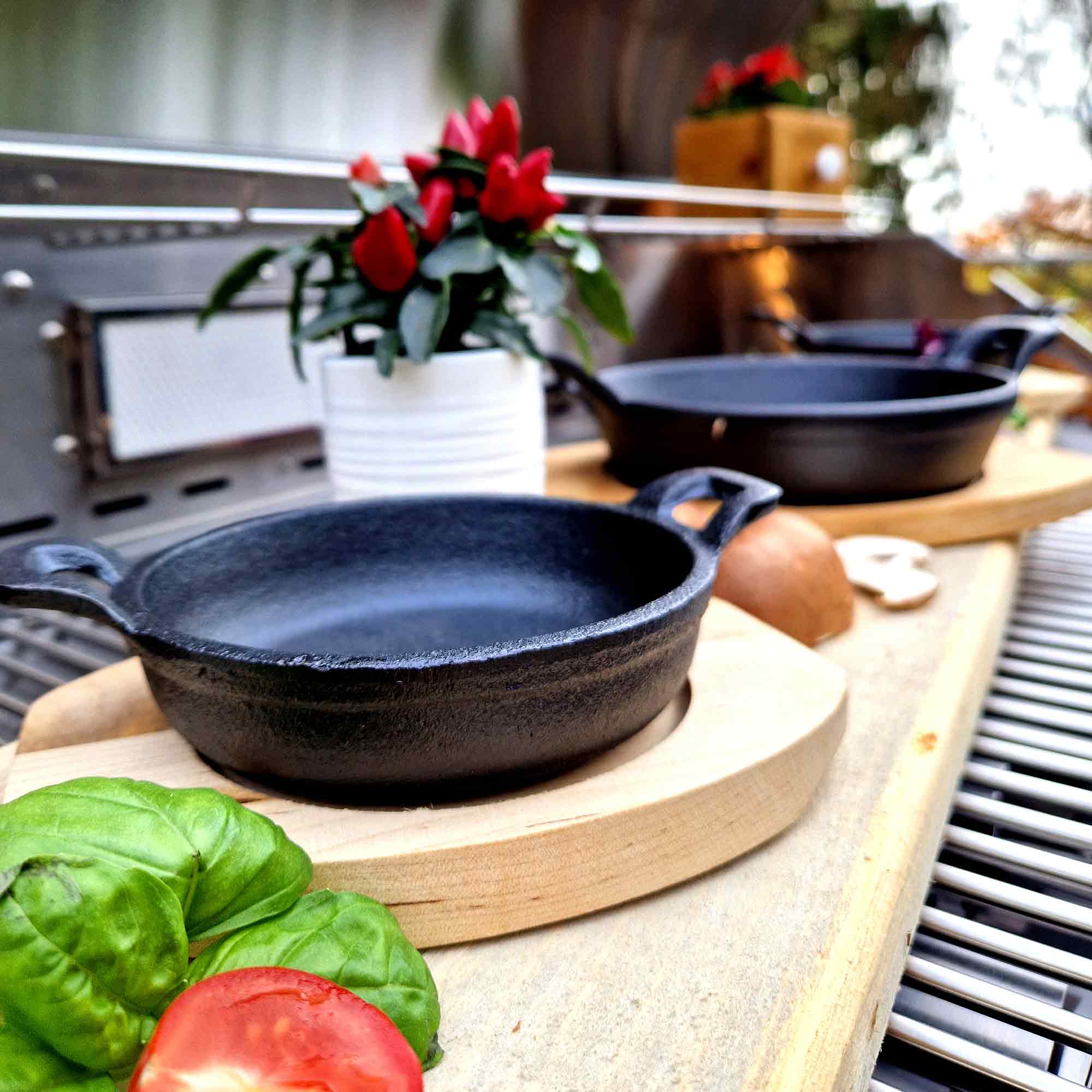 ALLGRILL 2in1 -Gusseisen Topf & Pfanne, Ø 26 cm ALLGRILL - Flammerando