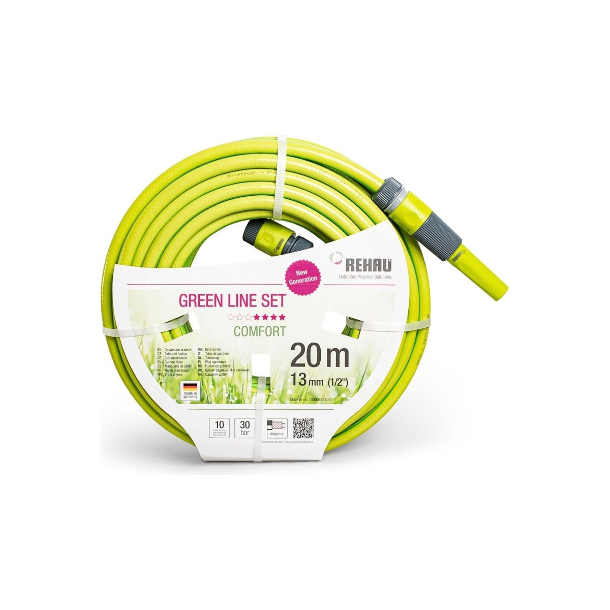 REHAU Schlauchset 13 mm (1/2") 20 m Rolle - SHW - FIRE