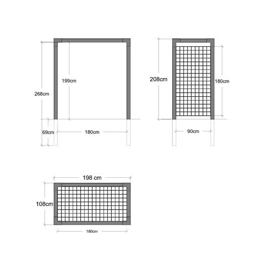 Rosenbogen mit Spalier - SHW - FIRE