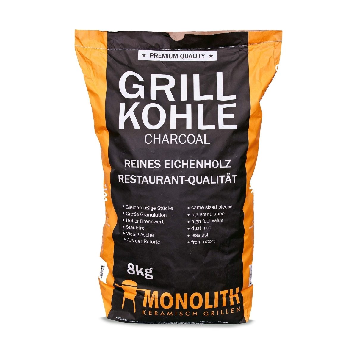 MONOLITH Grillkohle - 8 kg - SHW - FIRE