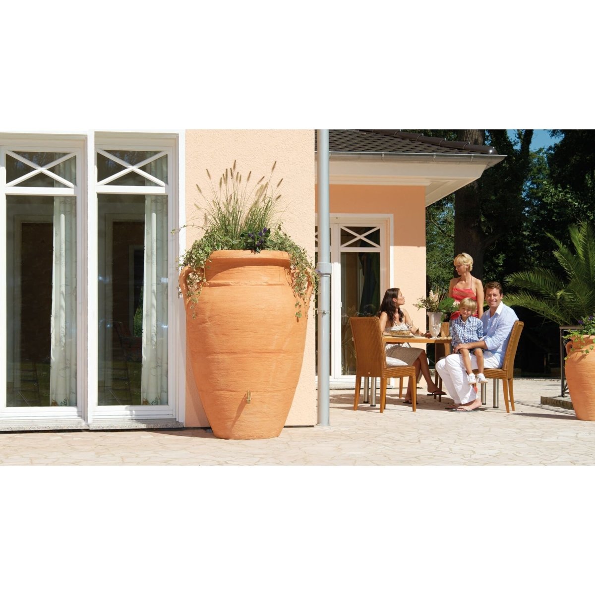 GARANTIA ANTIK Amphore, terrakotta - SHW - FIRE