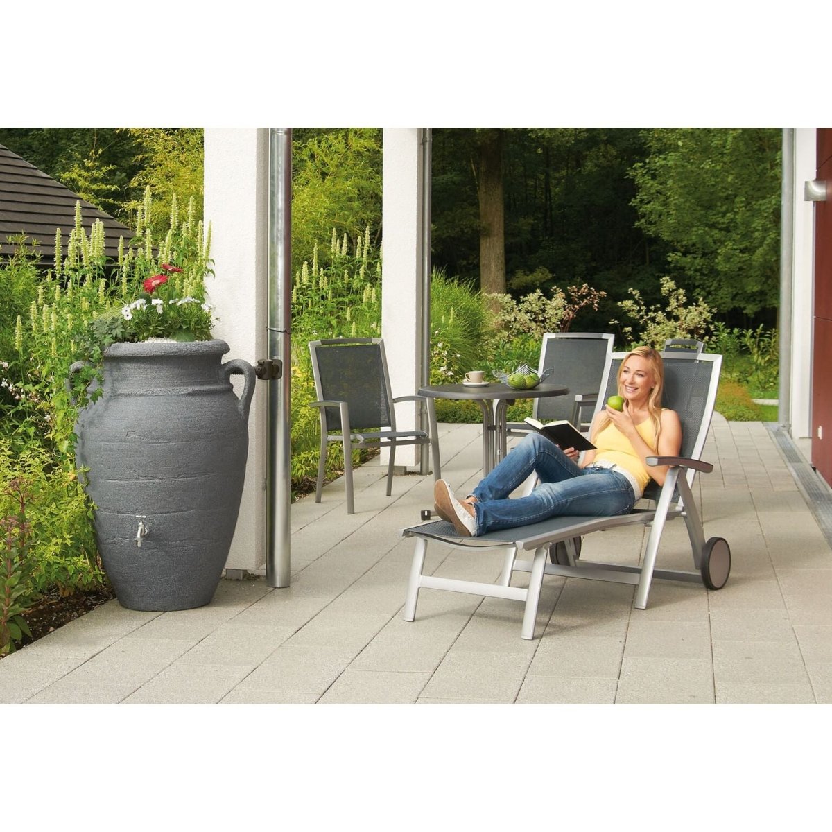 GARANTIA ANTIK Amphore, dark - granite - SHW - FIRE